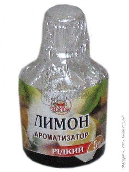 Ароматизатор жидкий  "Добрик"- Лимон-5мл< фото цена